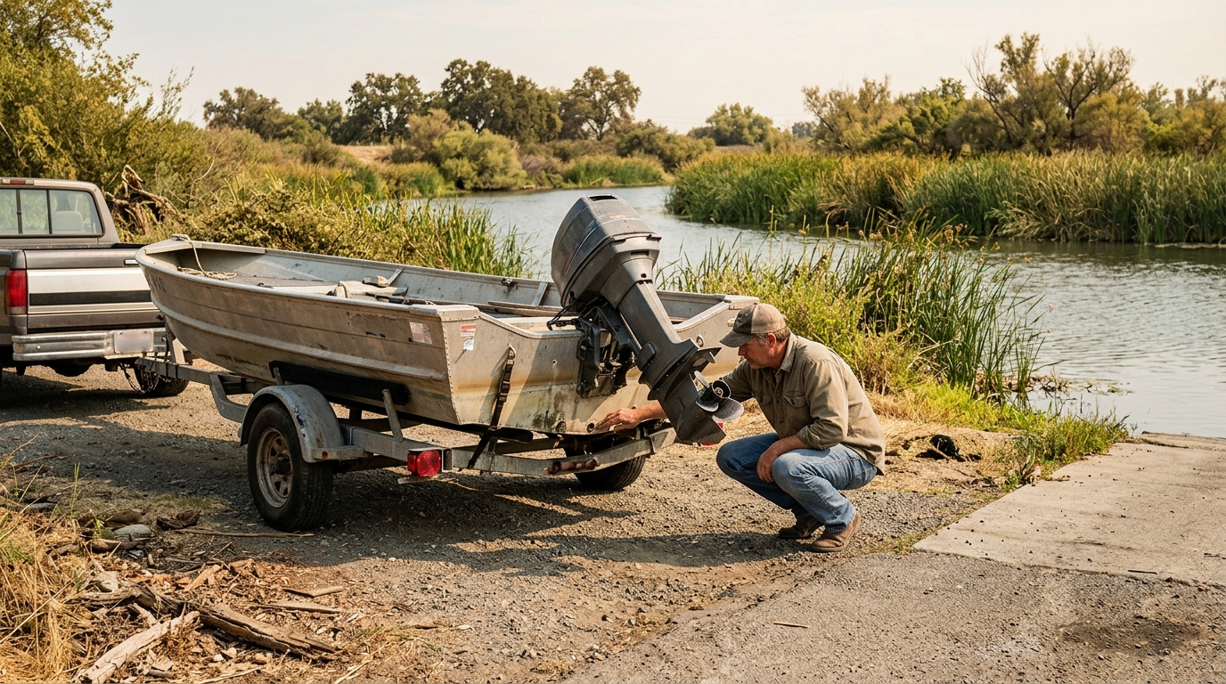 Yolo County golden mussel emergency 2026 and boat inspection near West Sacramento waterways